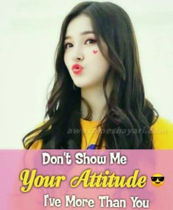 attitude girl pic download