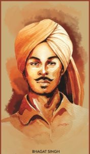 Shaheed Bhagat singh Painting Photo freedom Fighter picture