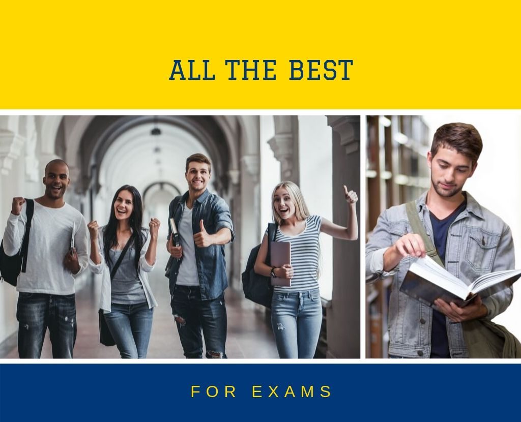 All the Best amamzing images for Exams