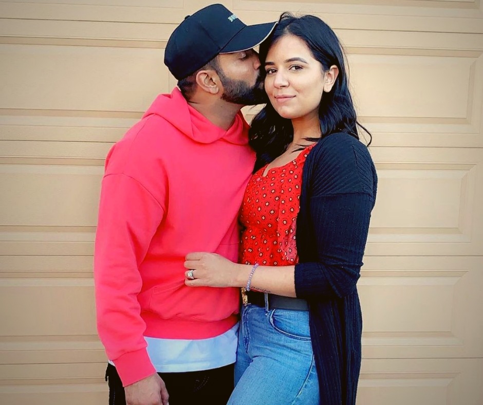 Dilpreet Dhillon with wife