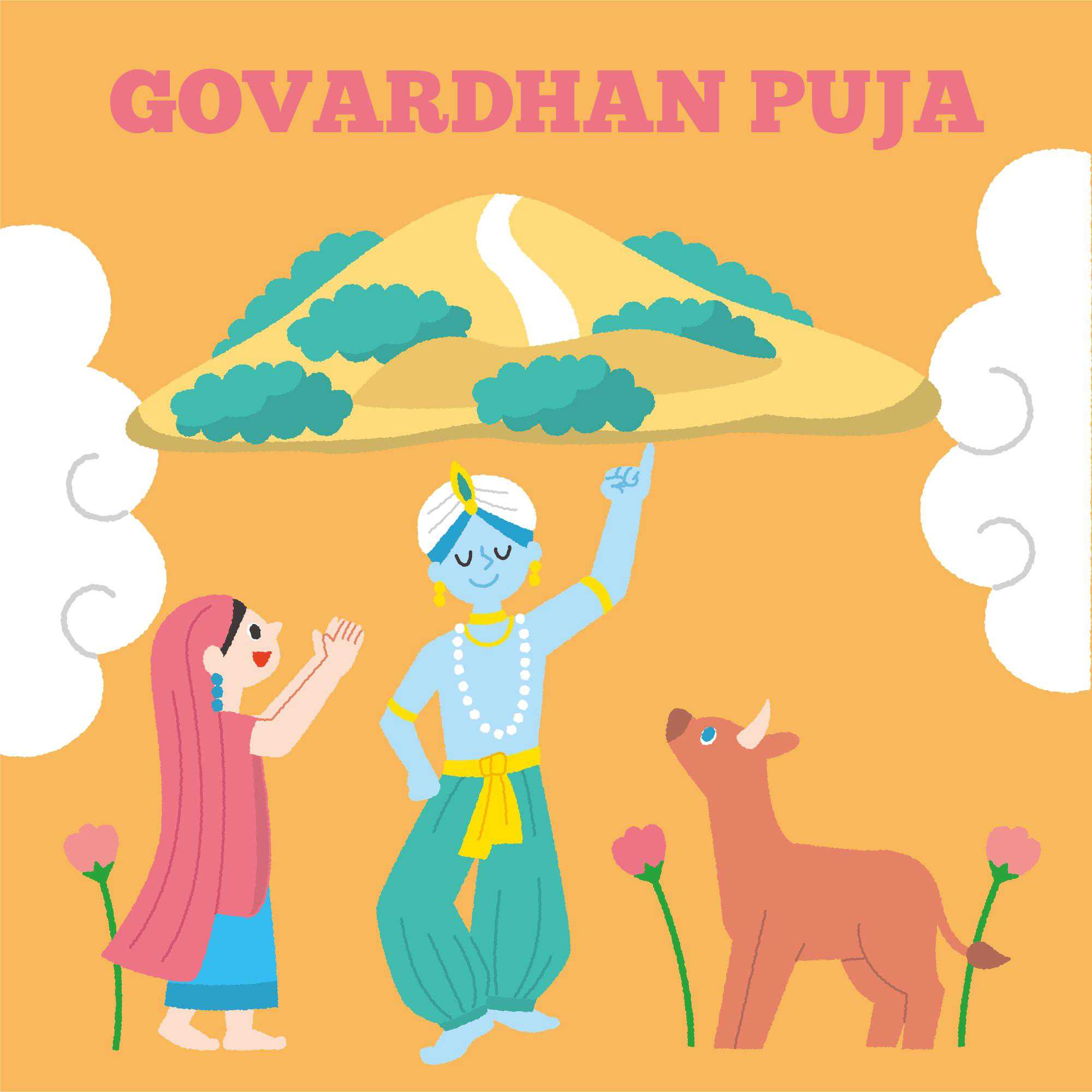 Happy Govardhan puja pics download