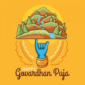 Happy Govardhan puja wallpaper download