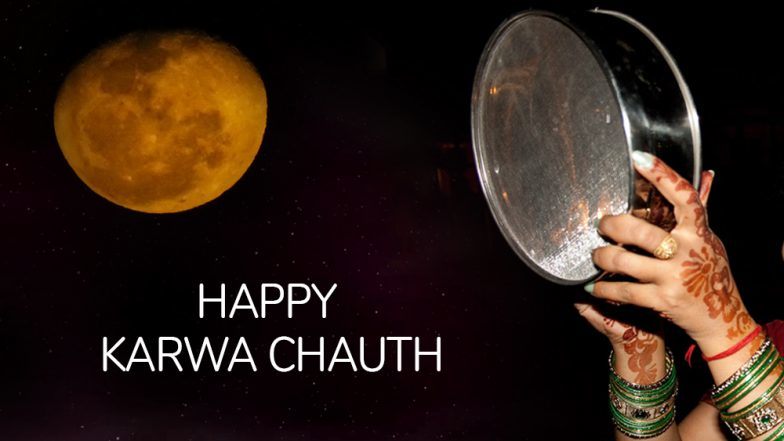 Happy karwa Chauth Moon & sieve