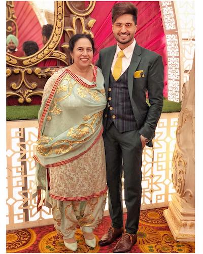 Jassi Gill with his mother