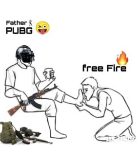 Pubg and free fire funny meme