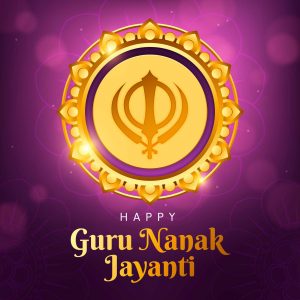Happy guru nanak jayanti photo
