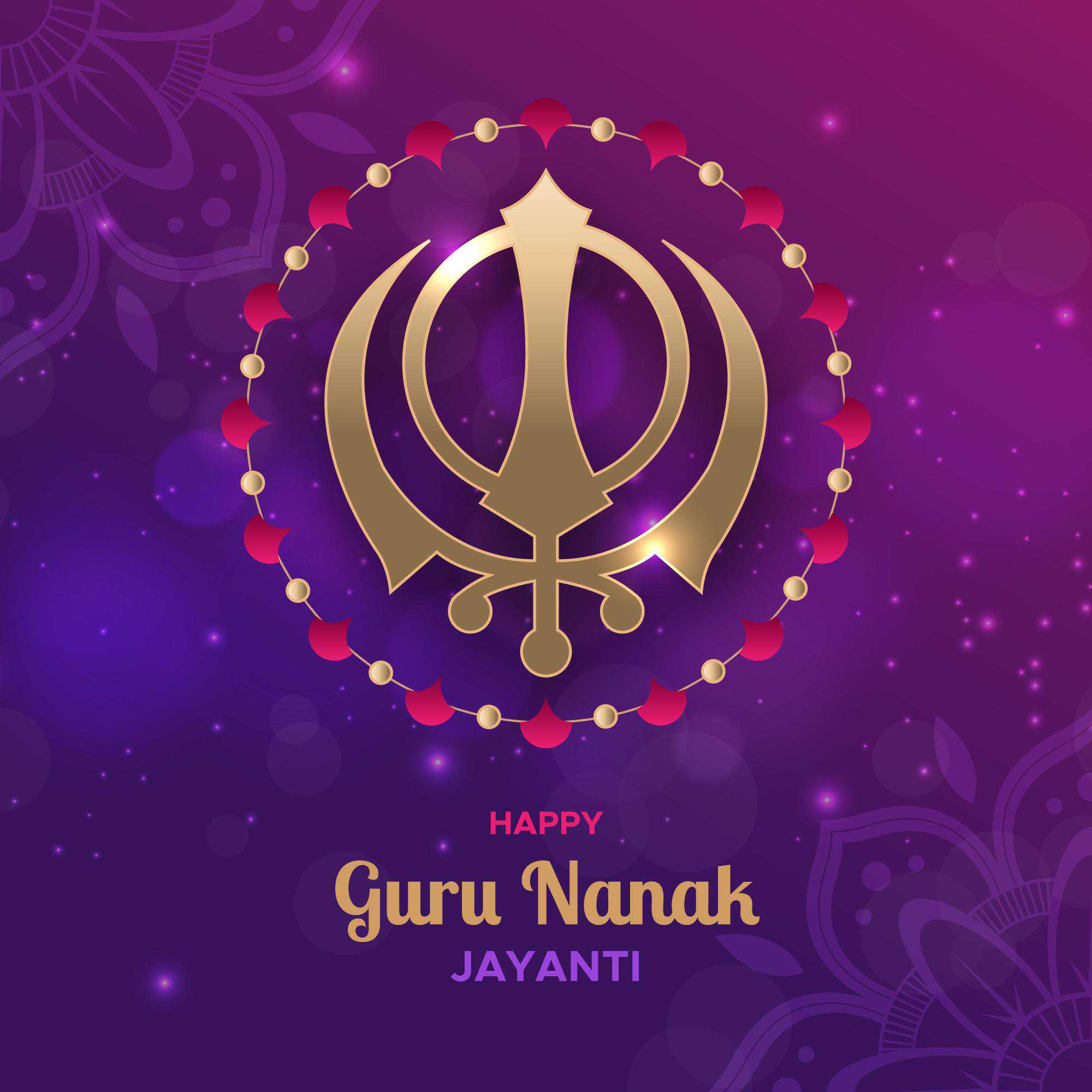 Happy guru nanak jayanti image download