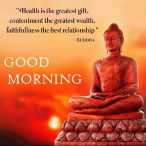 good morning images with buddha