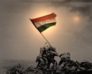 Indian army images with flag