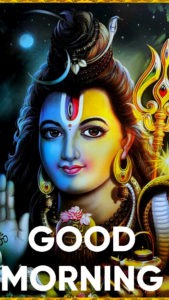 good morning images with lord shiva