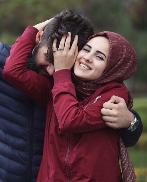 Muslim couple dp hijab