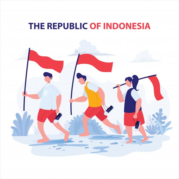 Happy independence day Indonesia 