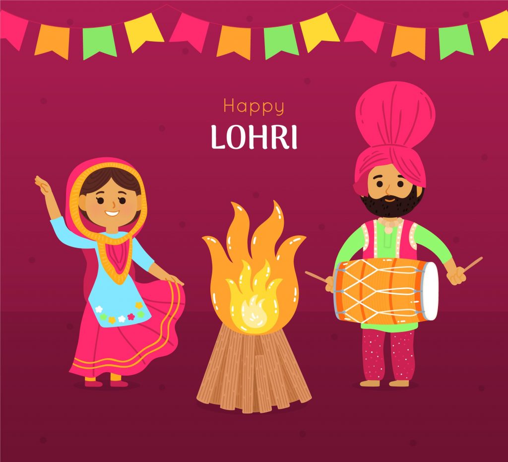 Happy Lohri wishes Punjabi