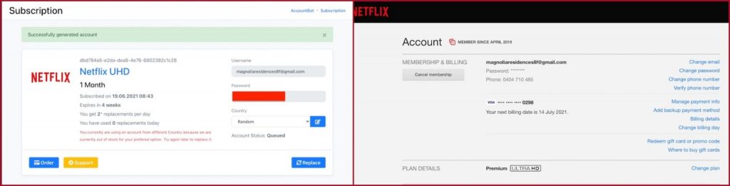 Netflix free account proof