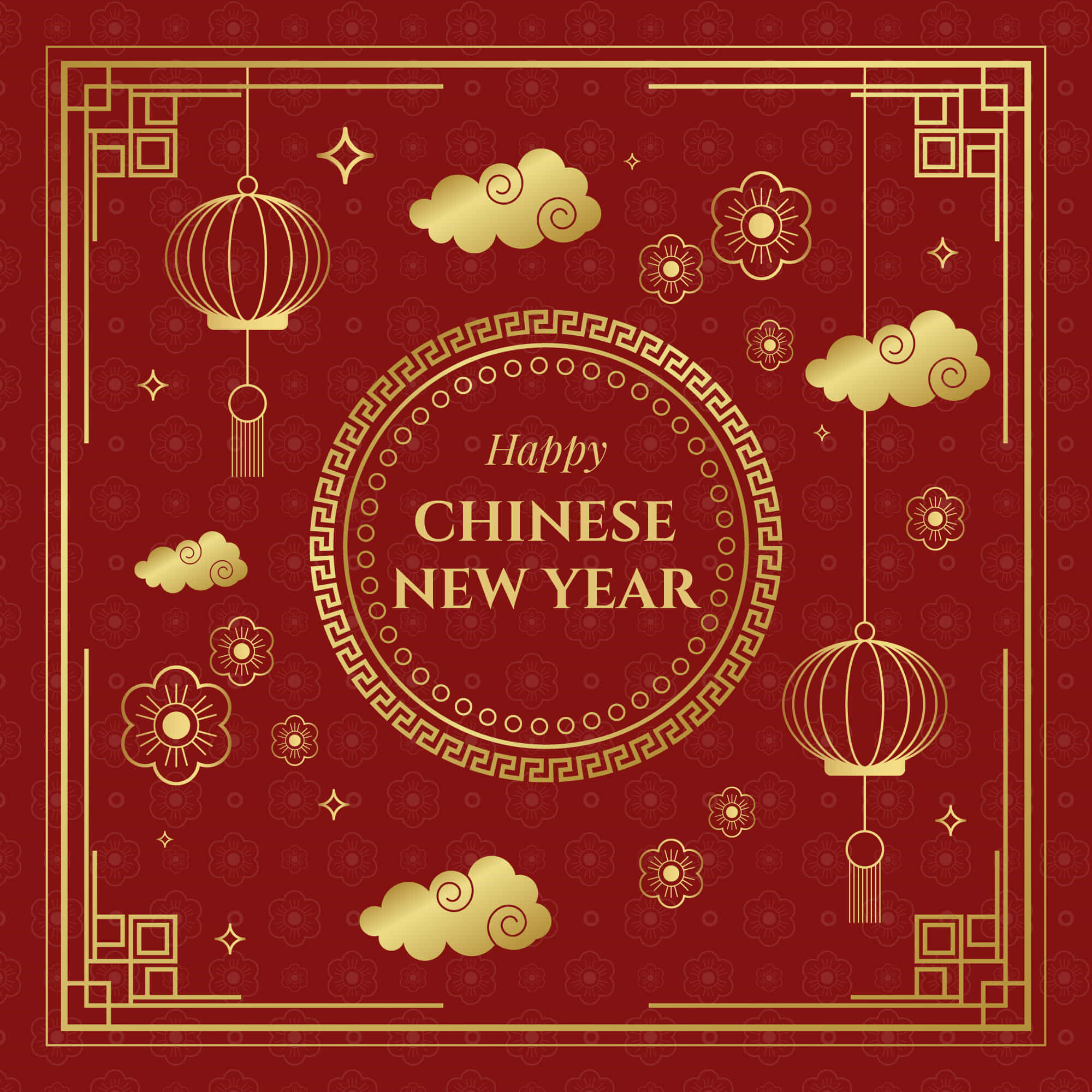 happy Chinese new year Wallpaper