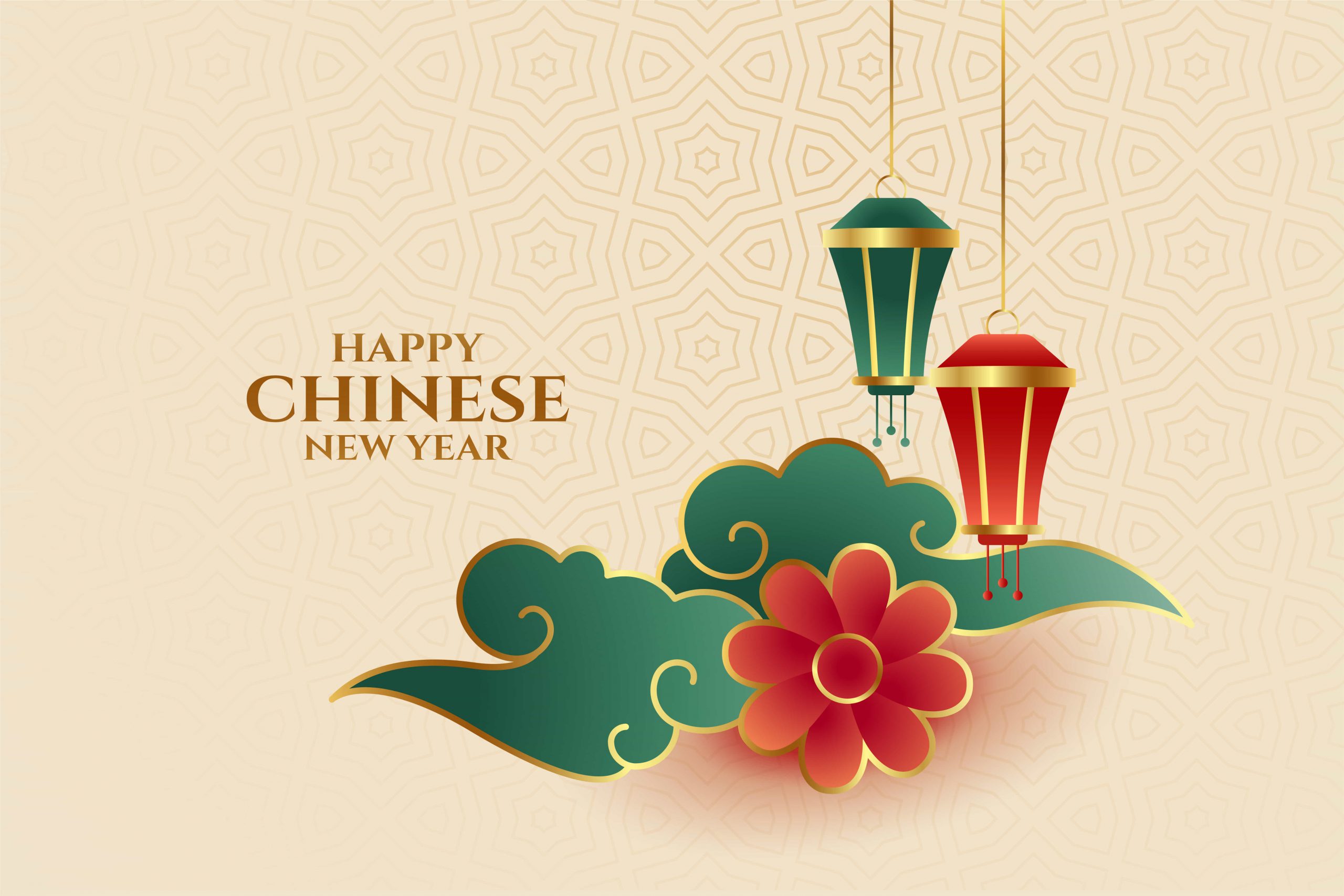 happy Chinese new year Wallpaper Download