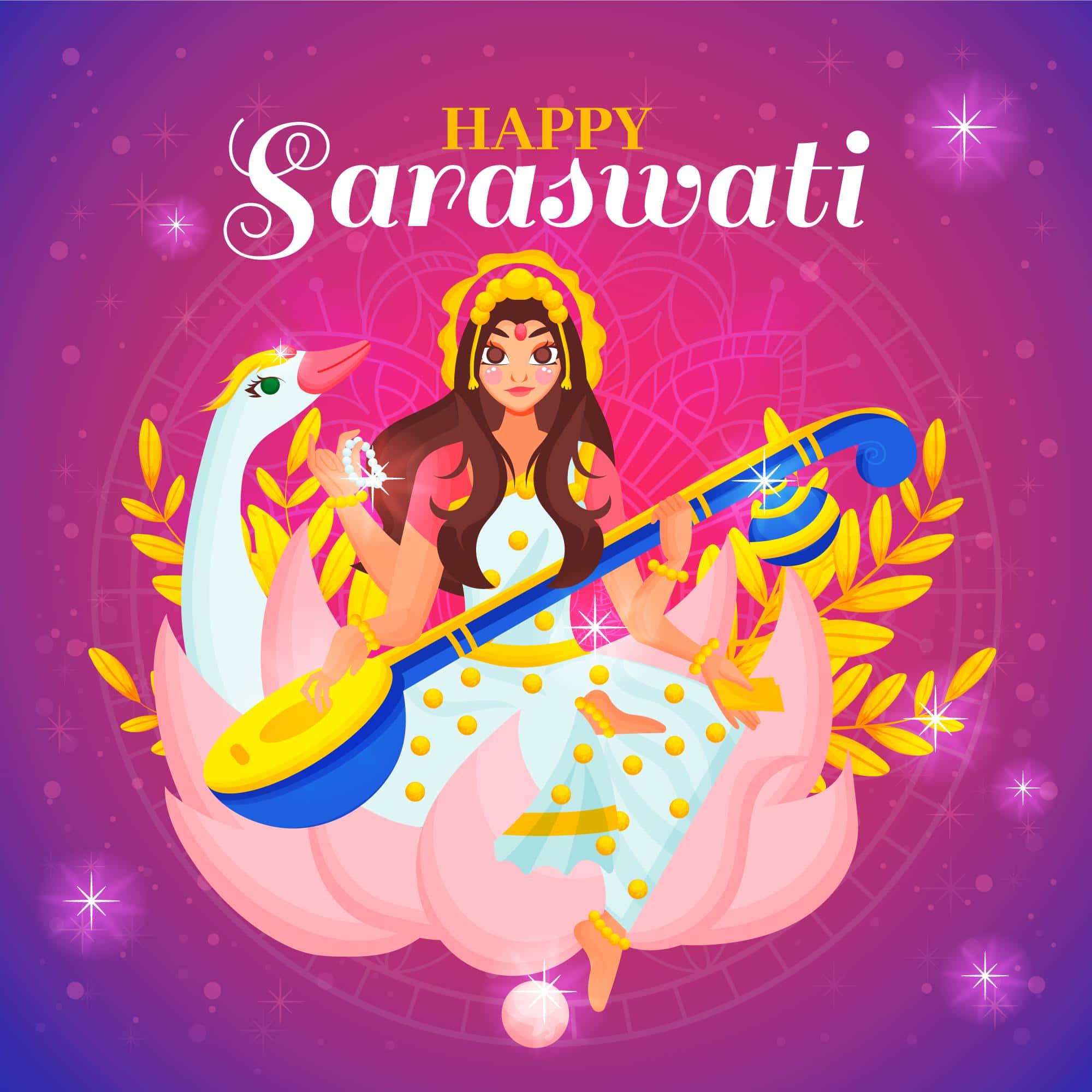 Happy Saraswati Puja Picture