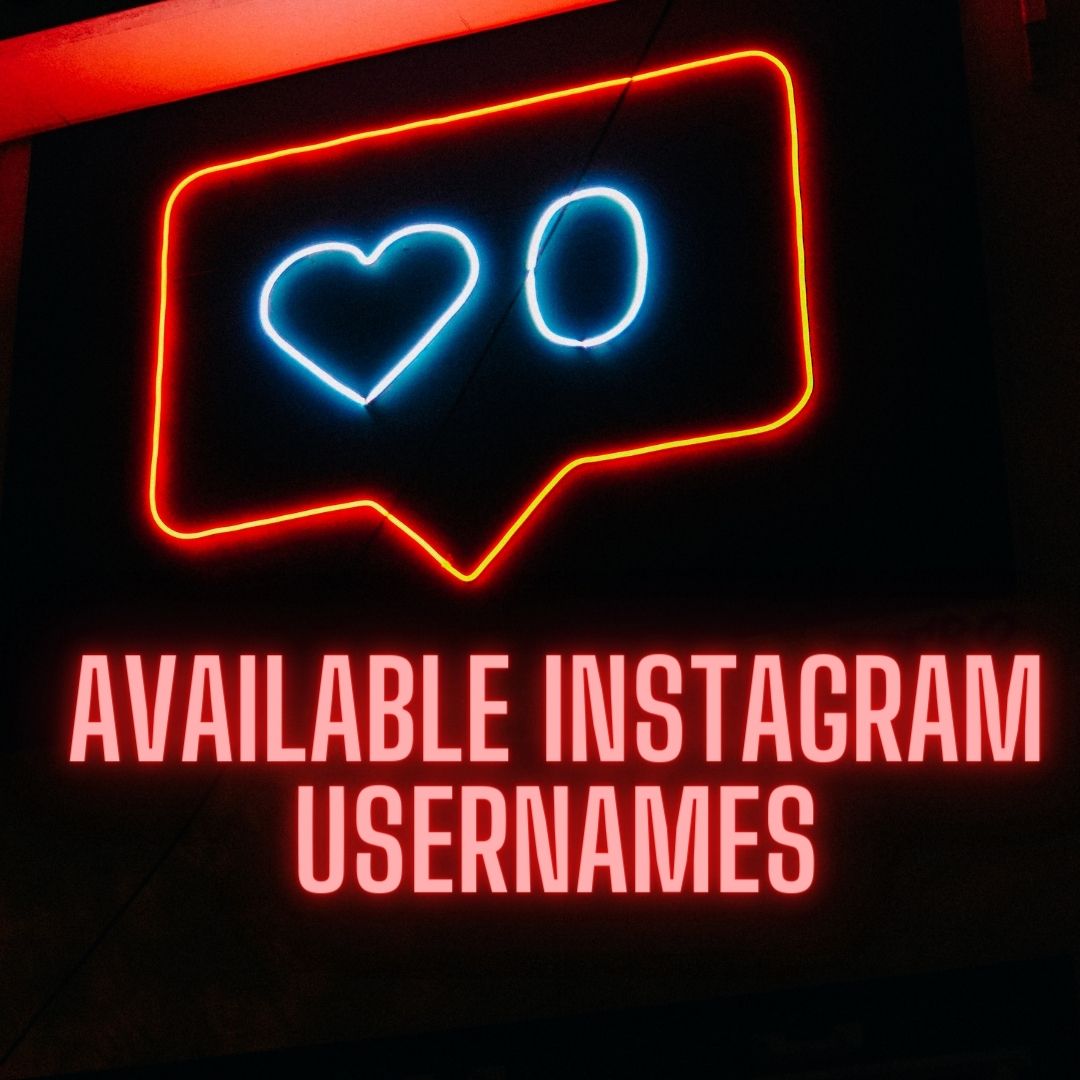 Available Instagram usernames