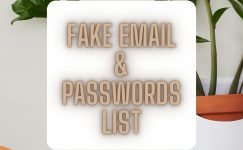 155+ Fake Emails and Passwords List 2024