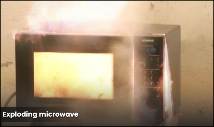 Exploding microwave