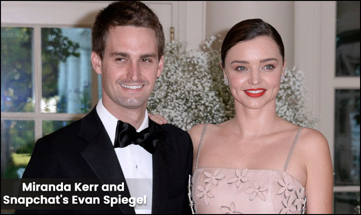 Miranda Kerr and Snapchat's Evan Spiegel