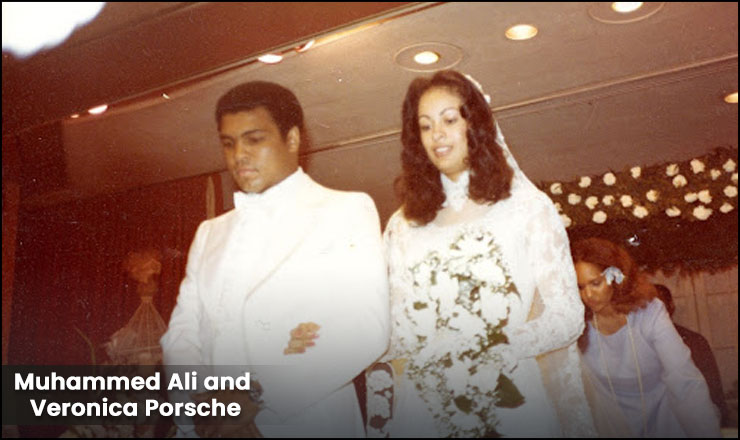Muhammed Ali and Veronica Porsche