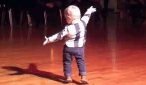 Toddler Tries To Dance To His Favorite Elvis Song