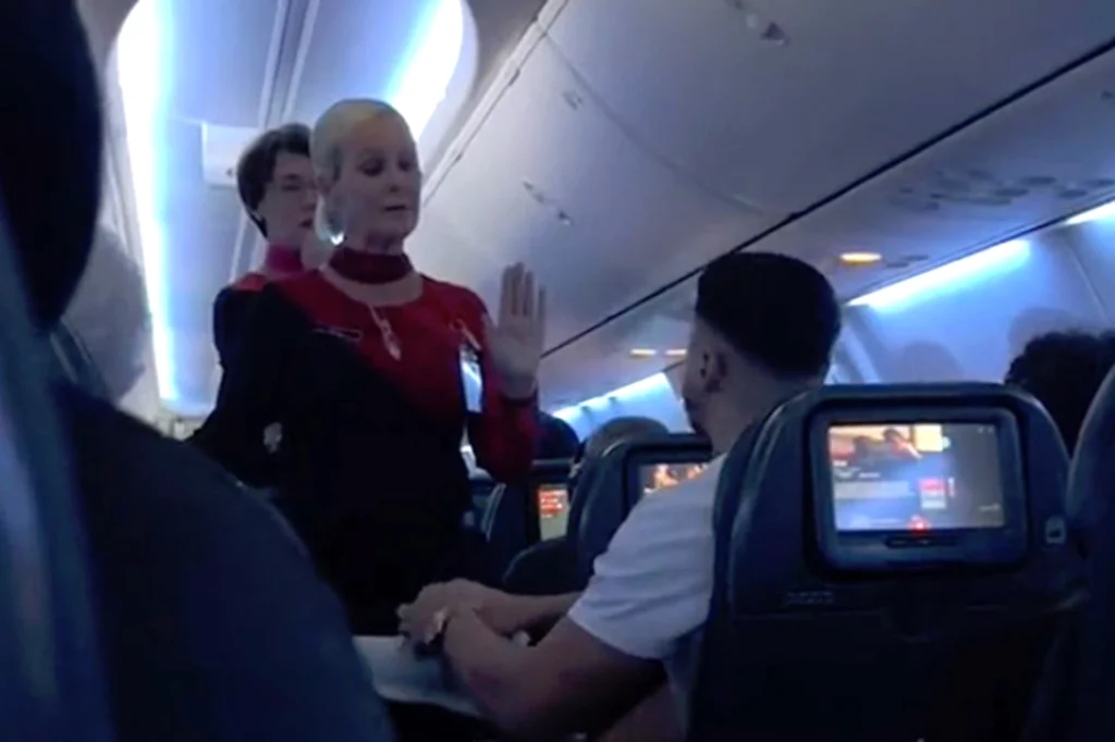 Flight Attendant Responds Well To Angry Passenger's Request To Change Seat On An Airplane