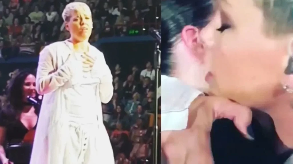 Pink Stops Her Australian Concert To Console A Teenage Girl Who Recently Lost Her Mother